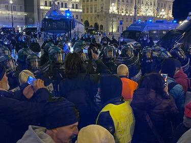 Corteo no pass a Trieste 4
