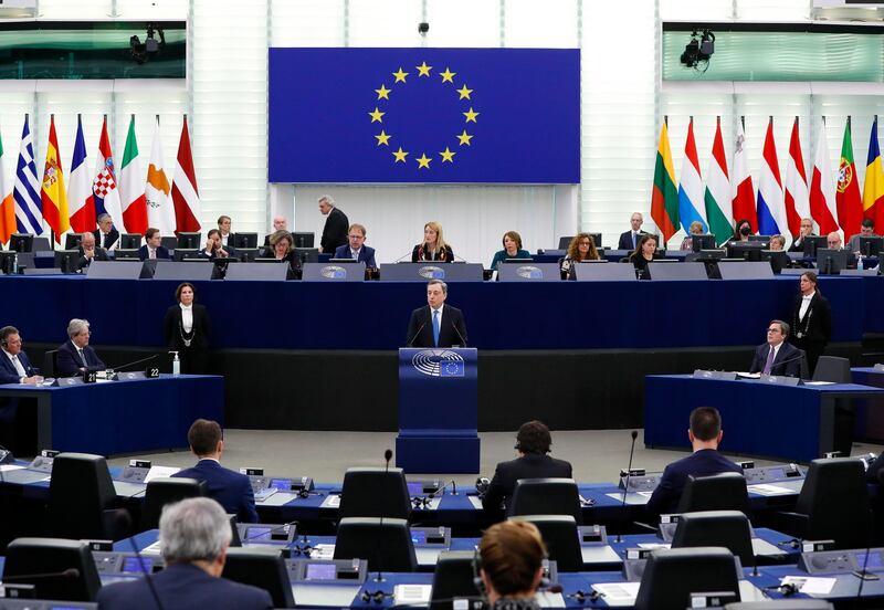 Draghi al Parlamento europeo