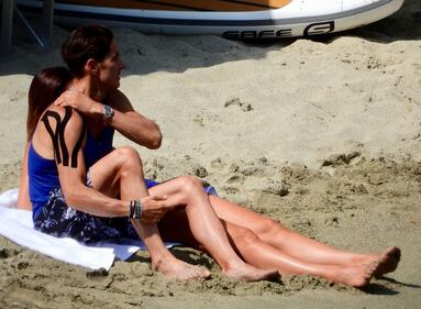 Pier Silvio Berlusconi a Portofino: le foto al mare dopo l'incidente 6