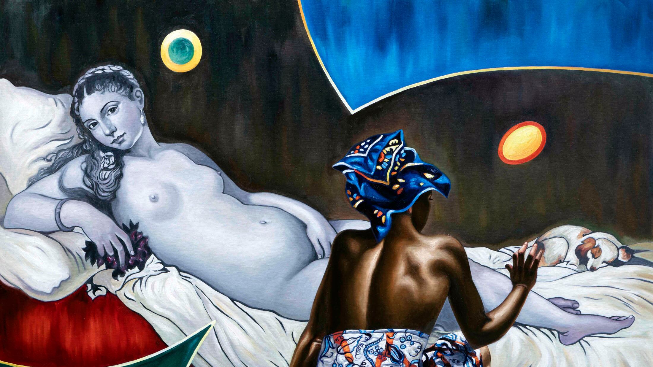 Collezionisti al The Mall per la fiera della pittura