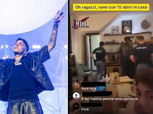 Droga e pistola in casa, arrestato il rapper Tony Boy. E lui trasmette il blitz in diretta Instagram