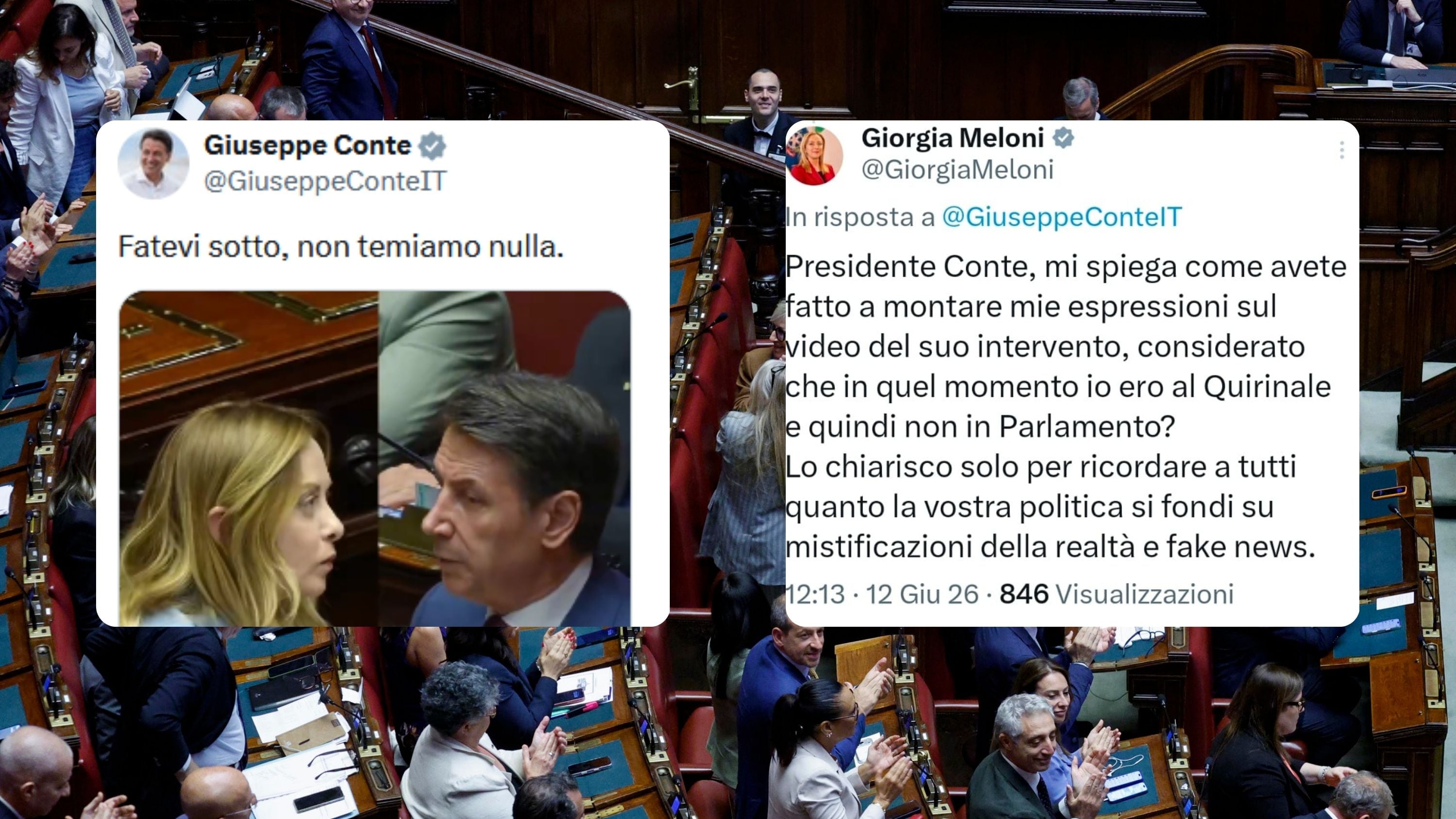 Meloni smaschera Conte: "Fate politica sulle bugie"