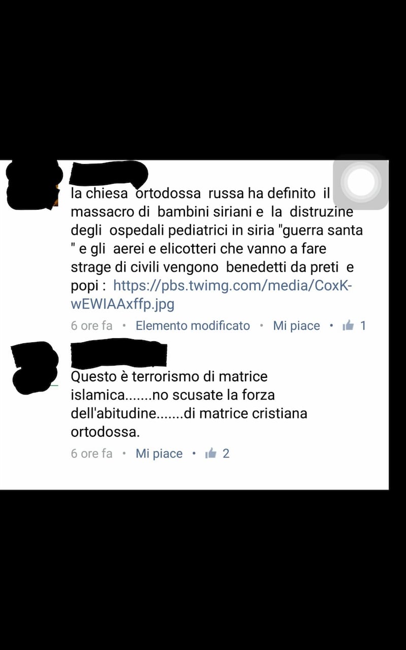Quei fan italiani dei ribelli siriani che festeggiano la morte dei piloti russi 7