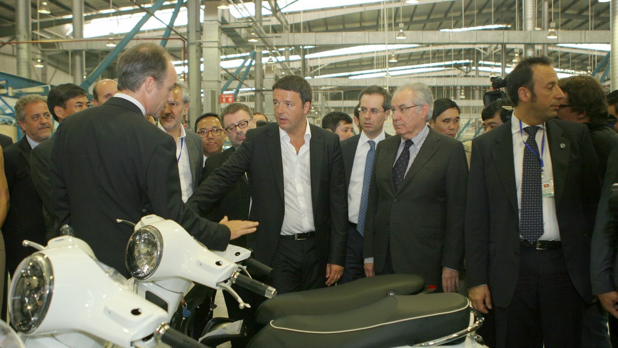 PIAGGIO Vietnam: visita di Matteo Renzi