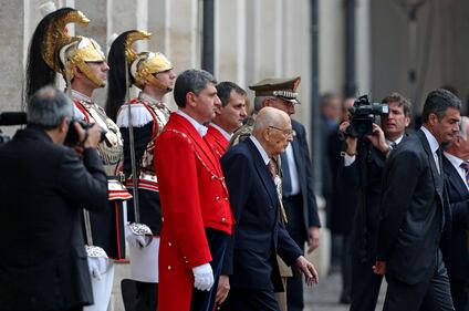 Napolitano lascia il Quirinale 4