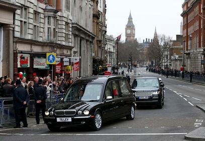 Londra, i preparativi per il funerale della Thatcher 1