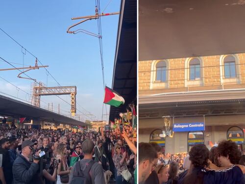 I pro-Pal bloccano la stazione di Bologna. "Danni a migliaia di viaggiatori"