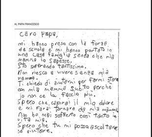 Le lettere del bambino allontanato dalla mamma: "voglio tornare a casa" 1