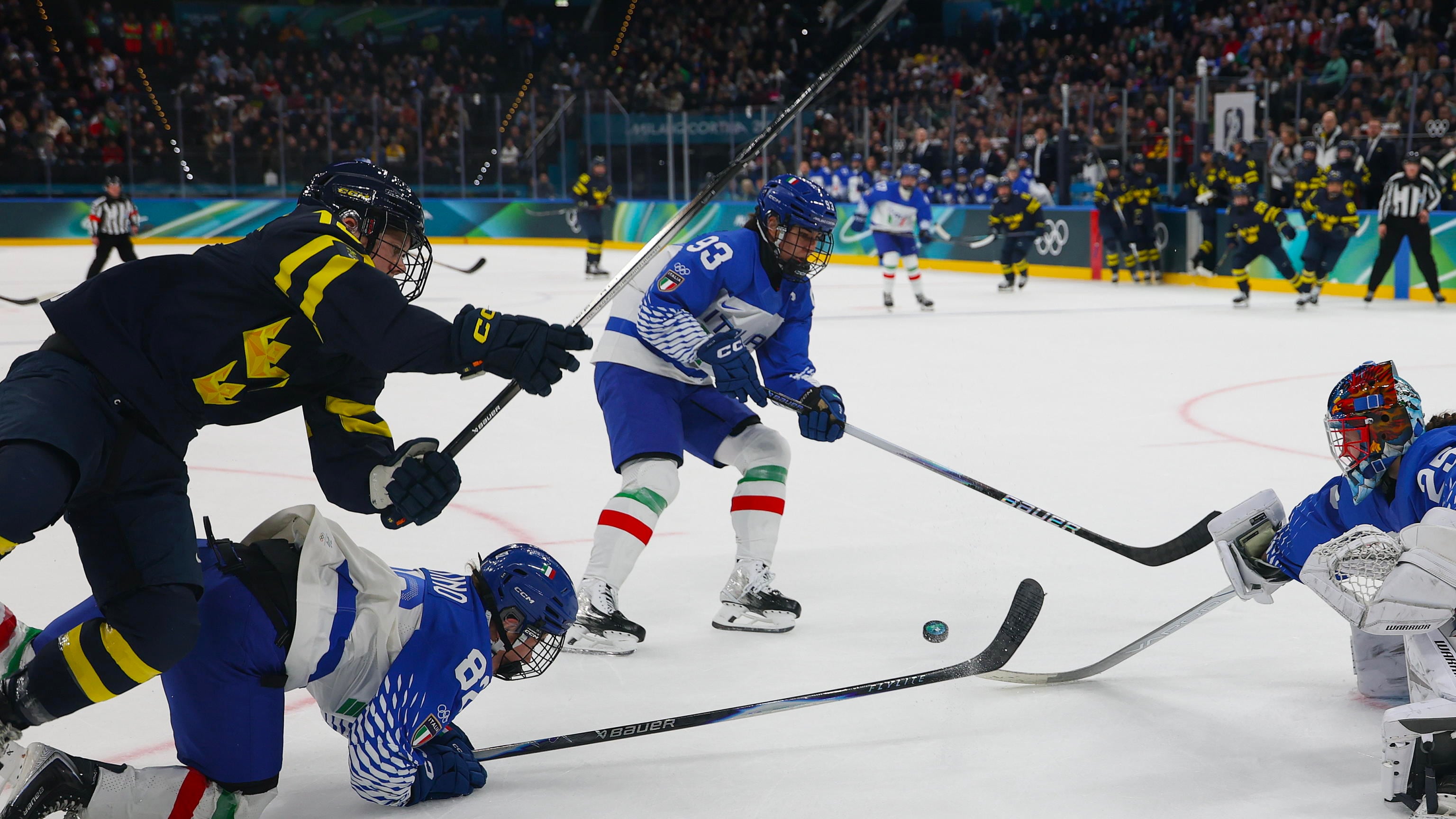 Milano-Cortina, la Svezia affonda l’Italia femminile di hockey su ghiaccio
