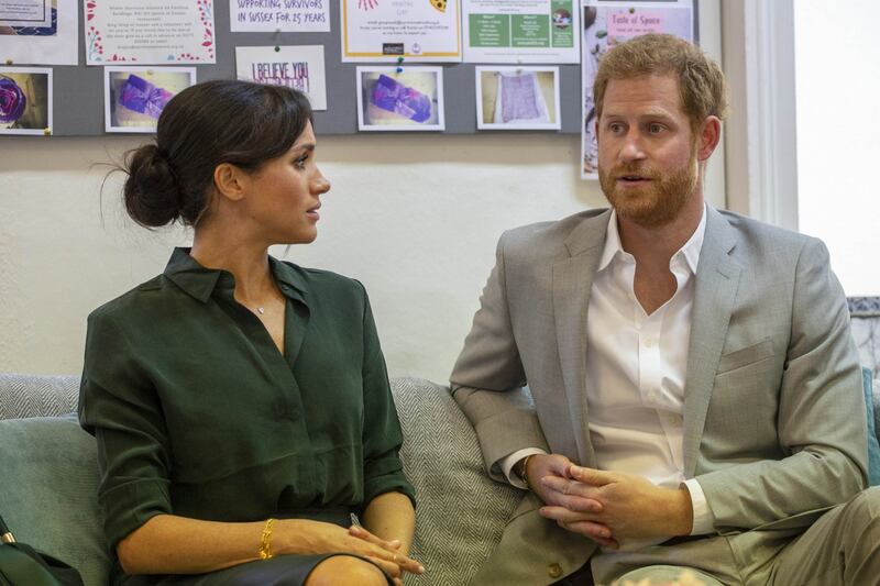 Meghan Markle felice con il Principe Harry 9