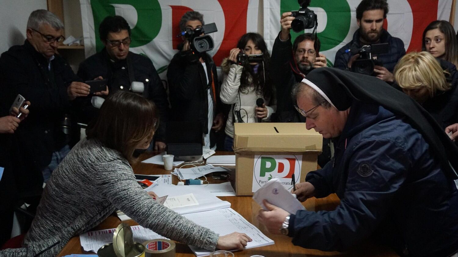 Roma, flop delle primarie Pd