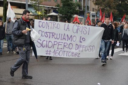 Fiom in piazza a Milano 10