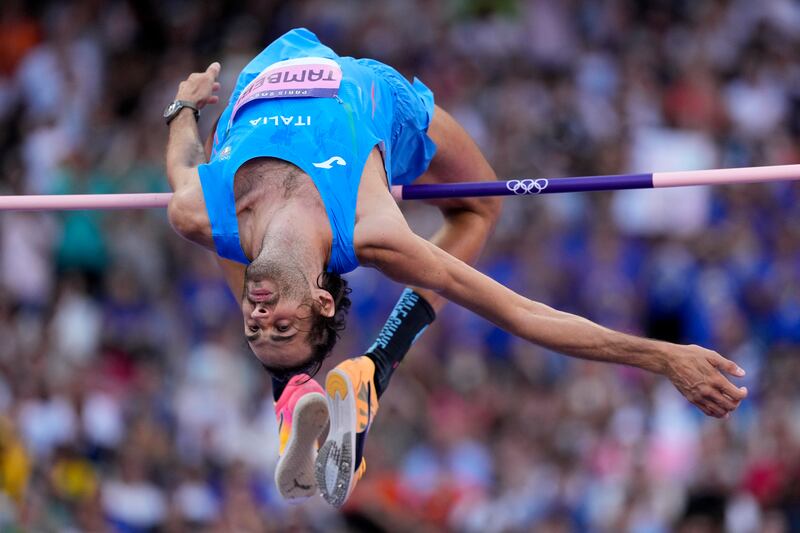 Tamberi salto buono finale Parigi 2024