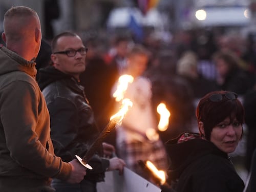 Germania, la manifestazione di Thuegida contro l'islam