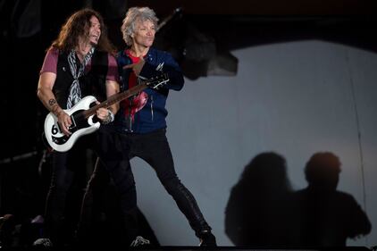 La Band dei Bon Jovi in forma smagliante al "Rock in Rio" 8