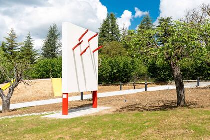 Le opere d'arte del parco giochi "Padre Minozzi" di Amatrice 3