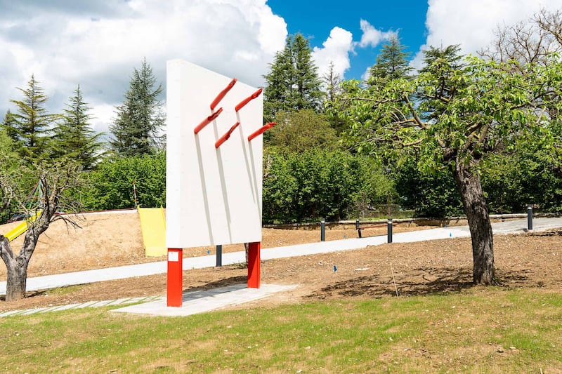 Le opere d'arte del parco giochi "Padre Minozzi" di Amatrice 3