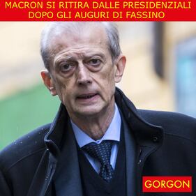 Ecco la satira del giorno. Macron si ritira dalle presidenziali 1