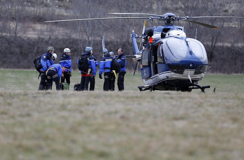 Le operazioni di recupero del volo Germanwings