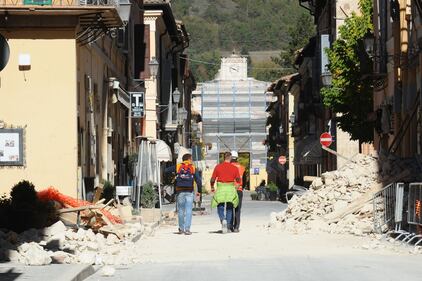 Norcia in macerie 17
