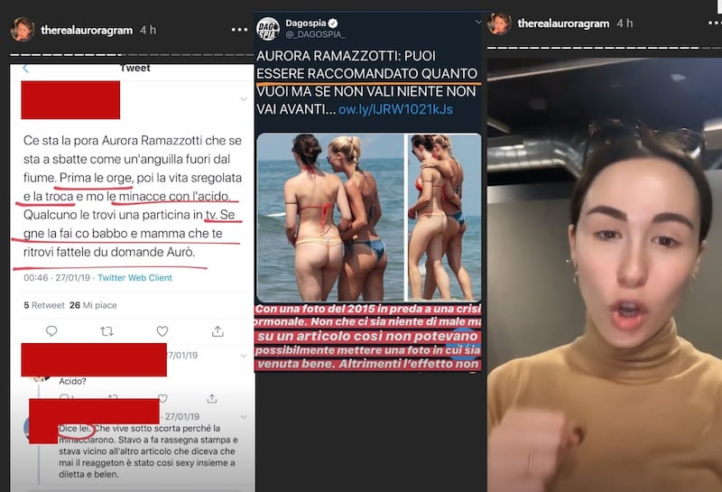 Aurora Ramazzotti accusata di raccomandazione: "Se non ce la fai, con mamma e babbo che ti ritrovi, fatti delle domande"