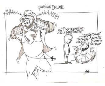 La vignetta del giorno - Previsioni italiane 1