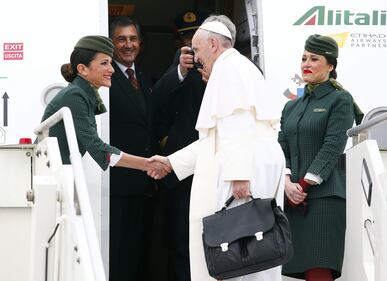 Papa Francesco in partenza per l'Egitto 4