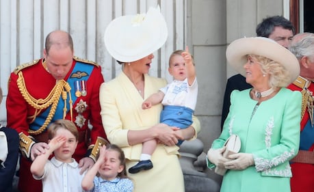 Royal Family, i Cambridge al Trooping the Colour: foto 6