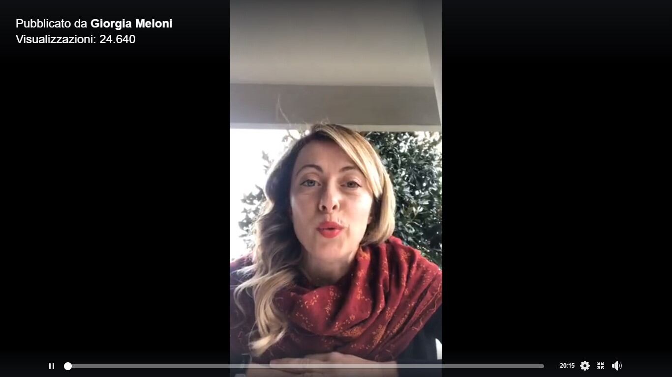 Giorgia Meloni: "FdI voterà il dl sicurezza"