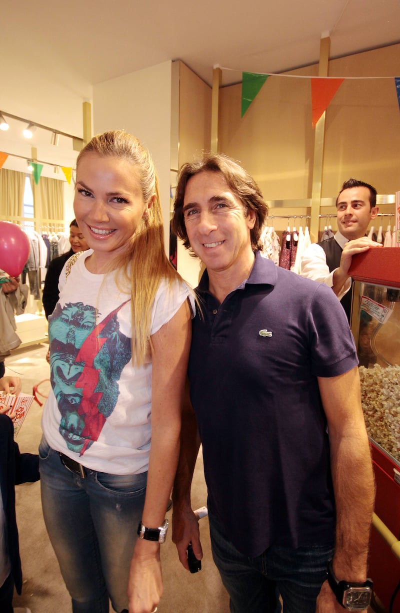 Federica Panicucci e Mario Fargetta da Dolce e Gabbana a Milano (2013) 