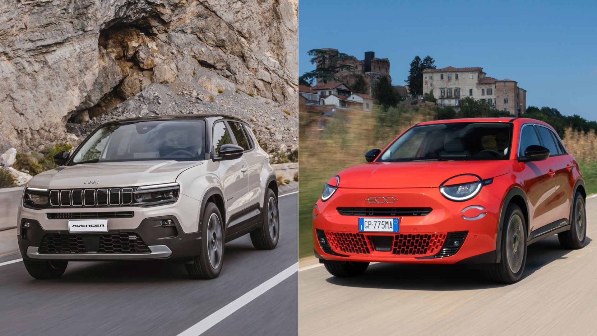 Jeep Avenger vs Fiat 600: i nuovi SUV di Stellantis a confronto