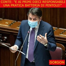 Ecco la satira del giorno. Conte tratta coi responsabili 1