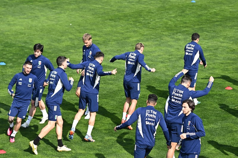 Italia allenamento Coverciano
