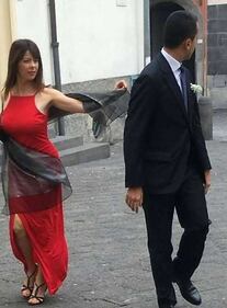 Silvia Virgulti, la compagna di Di Maio: tacchi e abito rosso 1