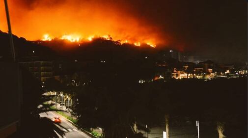 Liguria, lo spaventoso rogo di Cogoleto 1