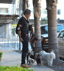 Mickey Rourke piange per le strade di Los Angeles 7