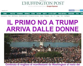 Le foto "datate" della marcia delle donne anti-Trump 1