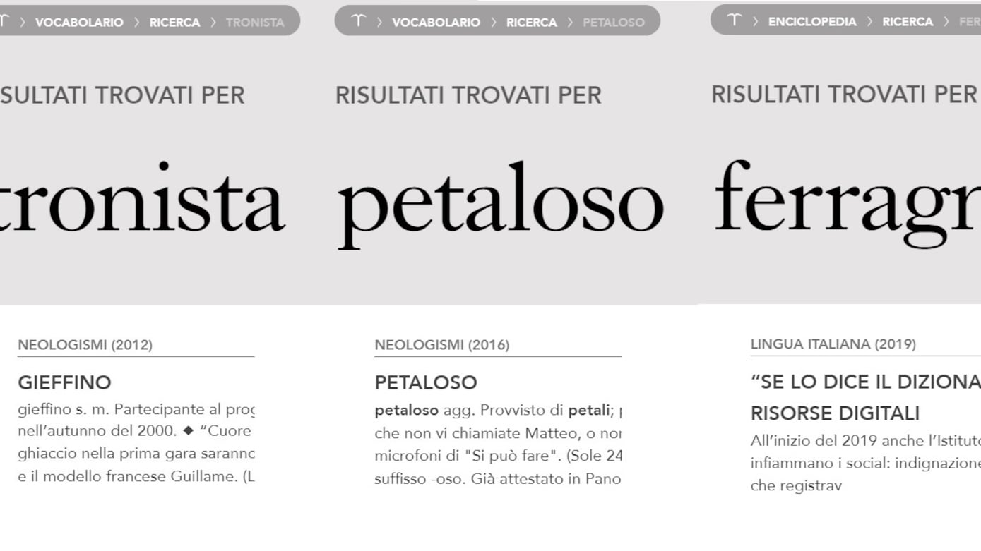 Petaloso, tronista, guerrasantista e (forse) Ferragnez: Treccani cancella i neologismi effimeri