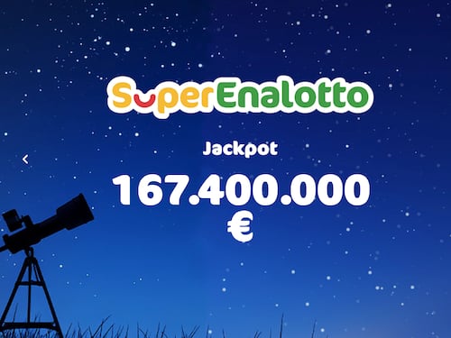 SuperEnalotto, il Jackpot record vale 167 milioni