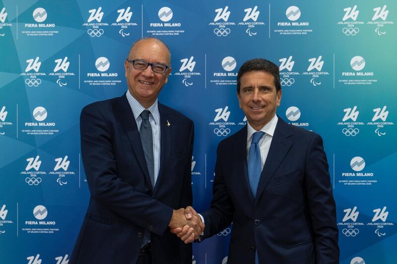 Ministro Valditara e Giovanni Bozzetti a Micam 100