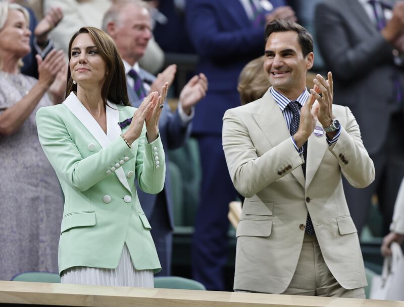 Roger Federer a sorpresa a Wimbledon 5