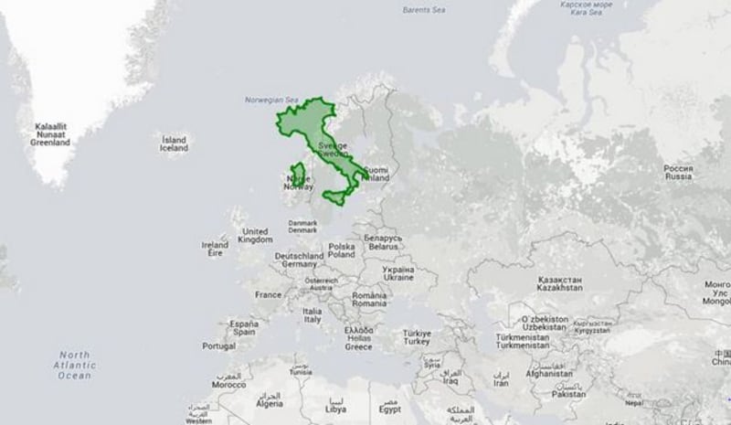 Il mondo a grandezza reale:così cambiano le proporzioni degli Stati 10