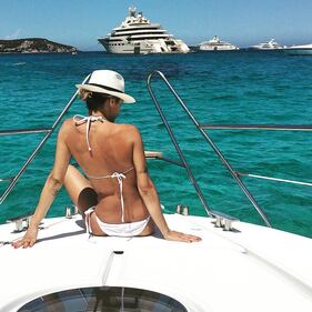 Elisabetta Canalis, a tutta famiglia dall'Italia a Malibu 3