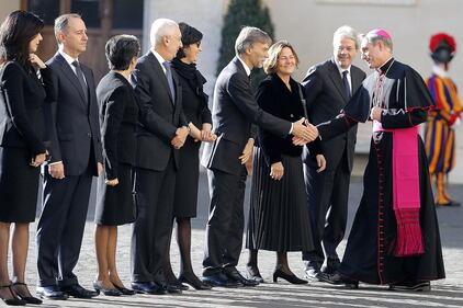 Renzi con la famiglia in Vaticano da papa Francesco 4