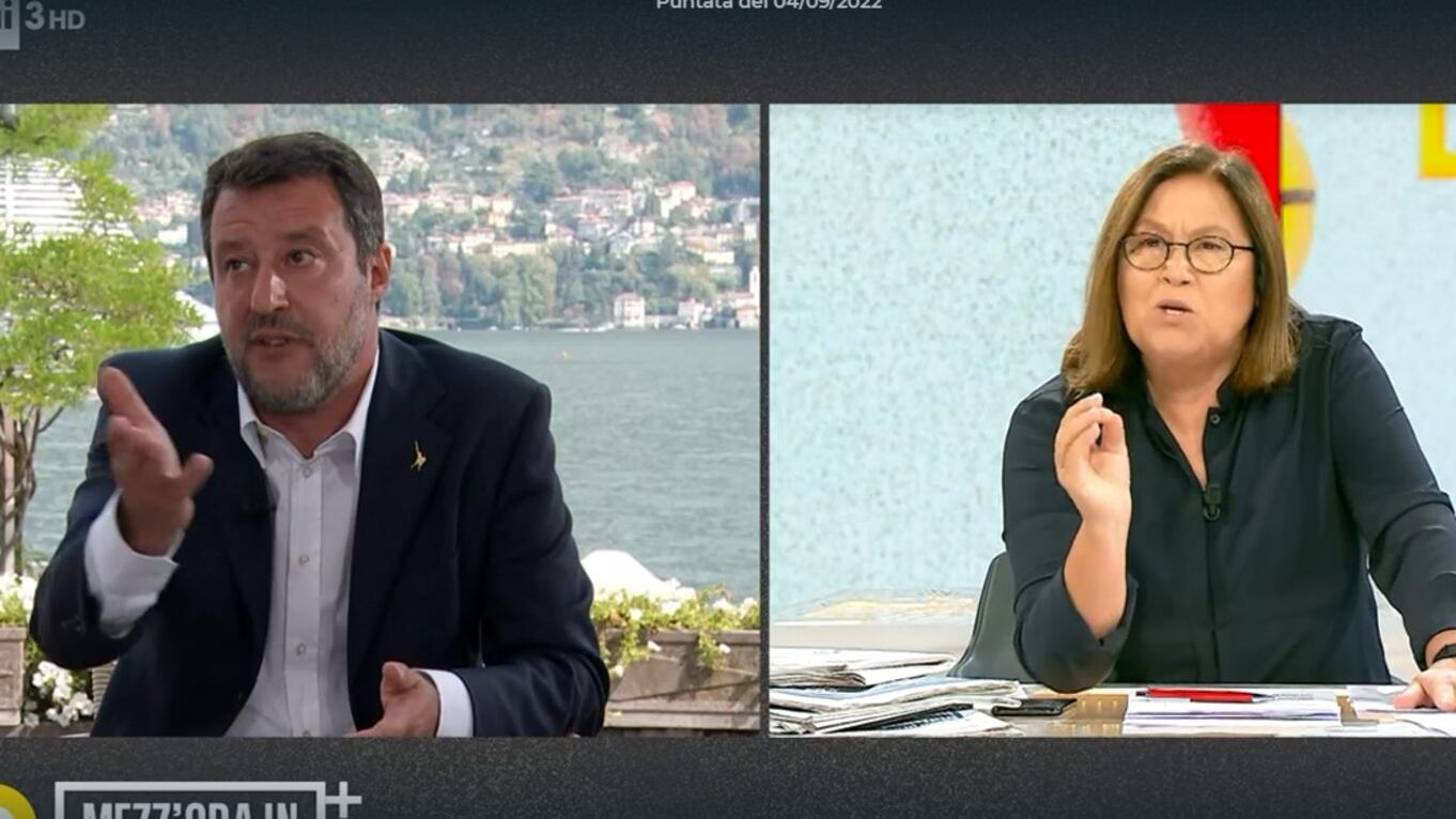 "Imbarazzante", "Ascolti". Botta e risposta tra Salvini e Annunziata
