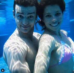 Jessica Biel, l'amore con Justin Timberlake in foto 5