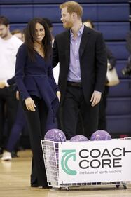 Meghan Markle, giochi allegri con Harry 2