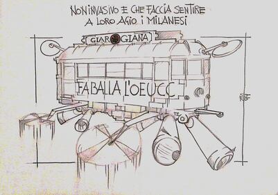 La vignetta del giorno: presentato il drone che controllerà i milanesi 1