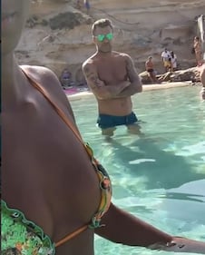 Bobo Vieri, le foto della vacanza a Formentera con Jazzma 6