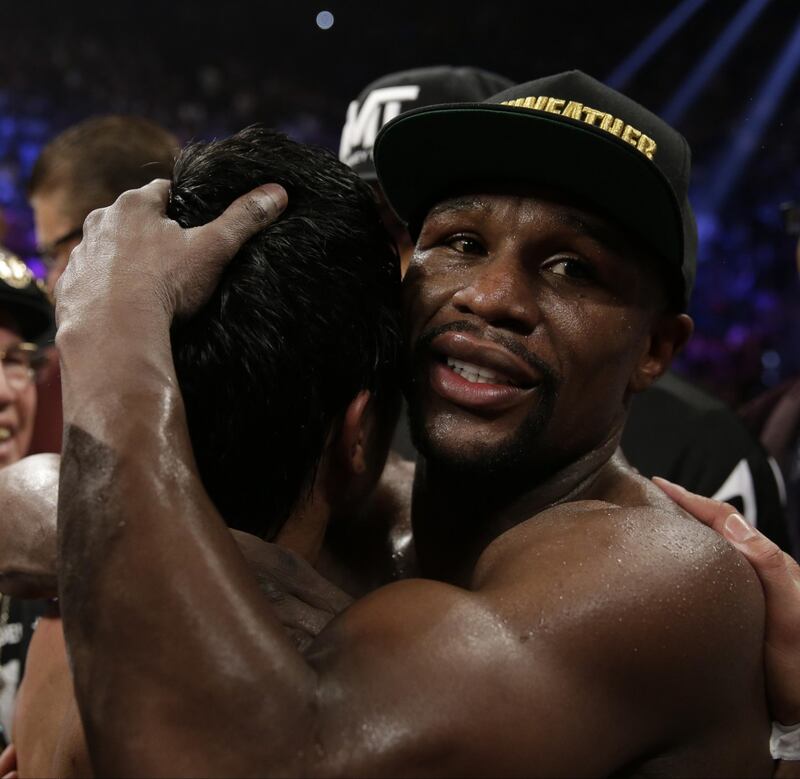 Floyd Mayweather ha sconfitto Manny Pacquiao 6